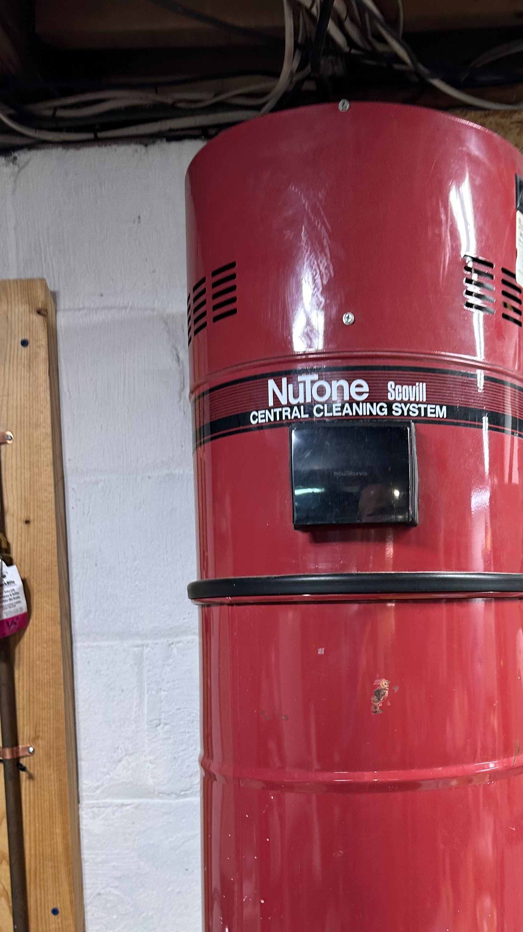 Nutone burning smell central vacuum system scotia Schenectady New York