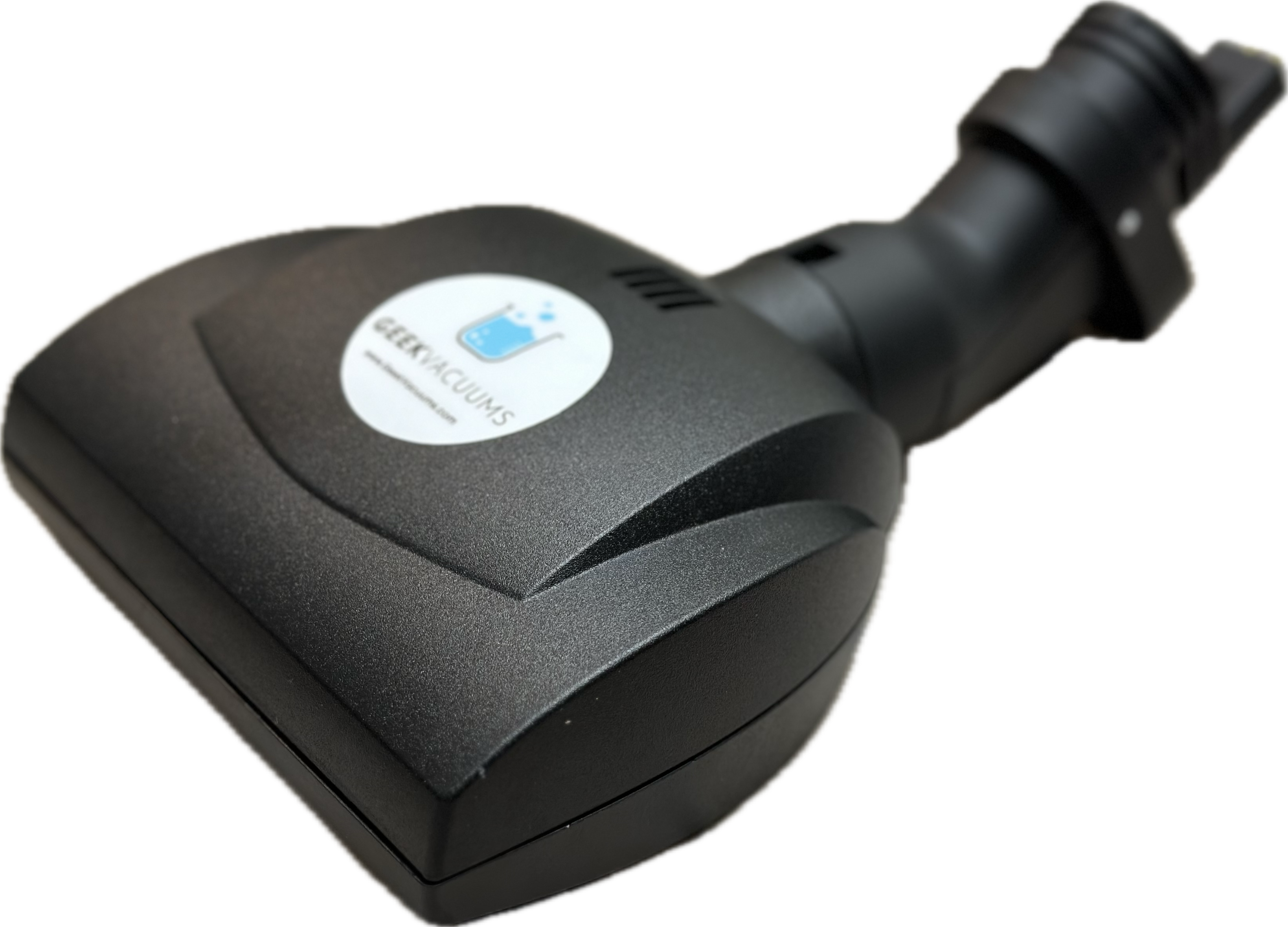 Powered electric stair upholstery tool for lifting cat dog pet hair side angle