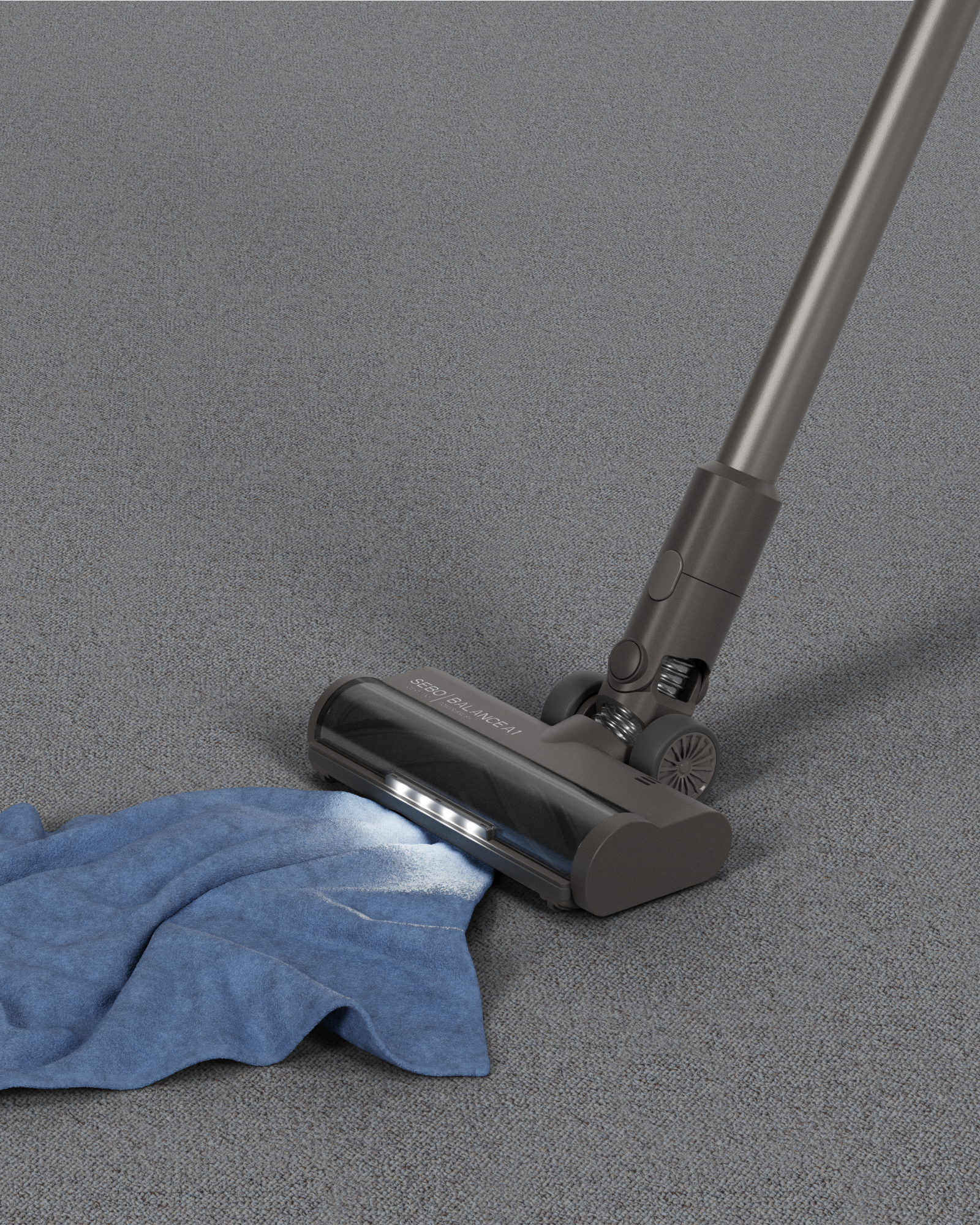 95010AM SEBO BALANCE A1 cordless stick vacuum with auto stop powerhead feature