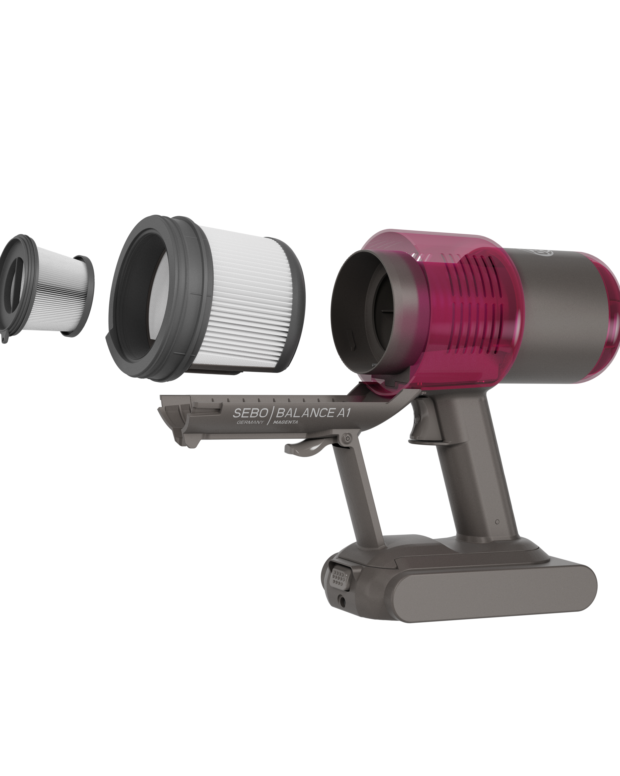 95012AM Sebo BALANCE_A1_Magenta Filters Exploded View