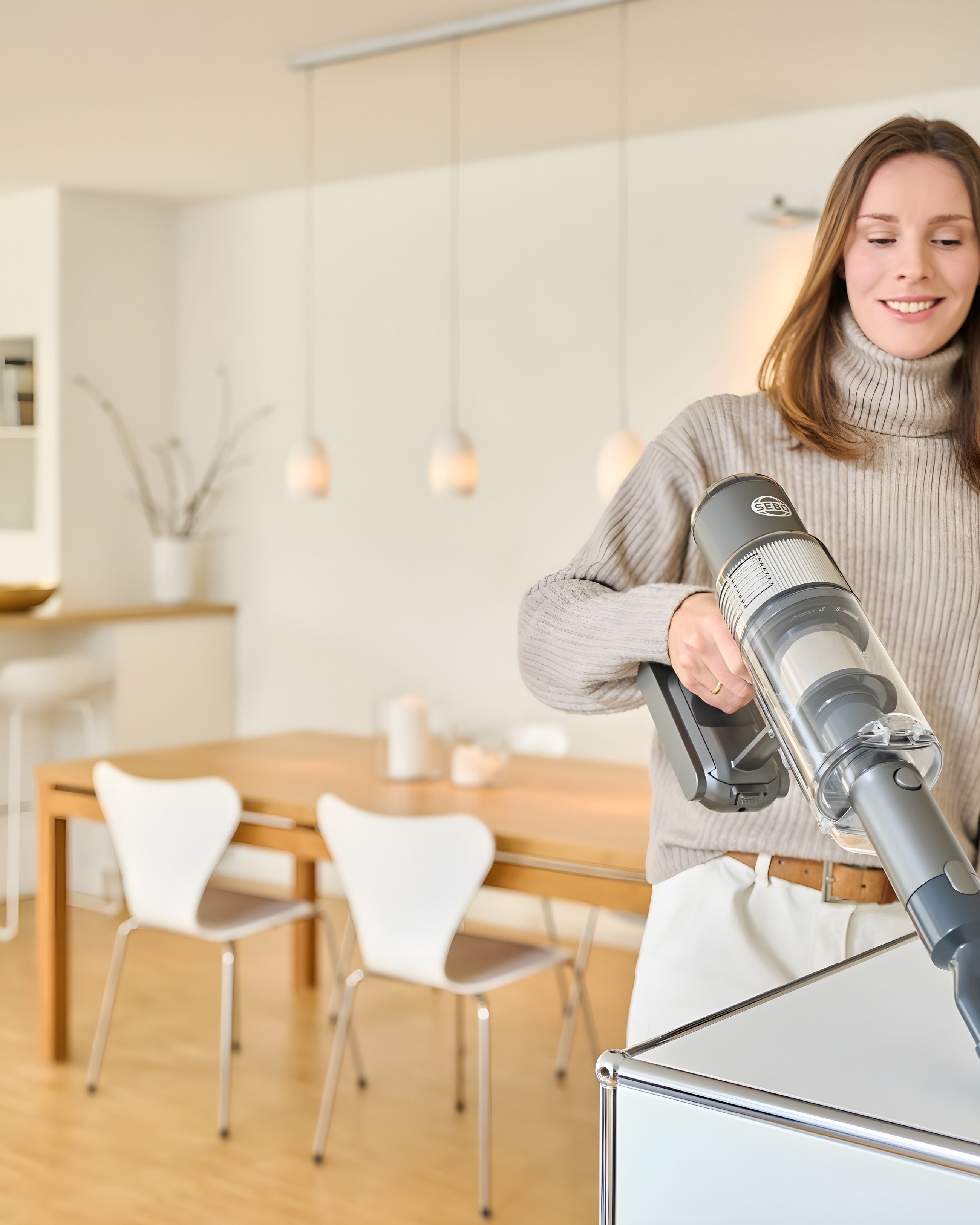 SEBO Balance A1 Cordless Stick Vacuum Handheld Mode Dusting Brush