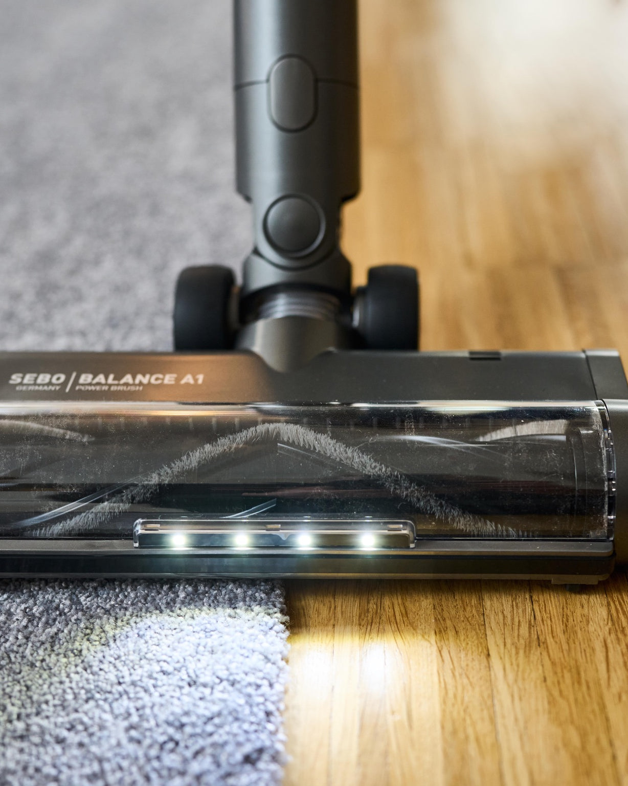 SEBO BALANCE A1 cordless stick vacuum Powerhead Bare Floors Rugs