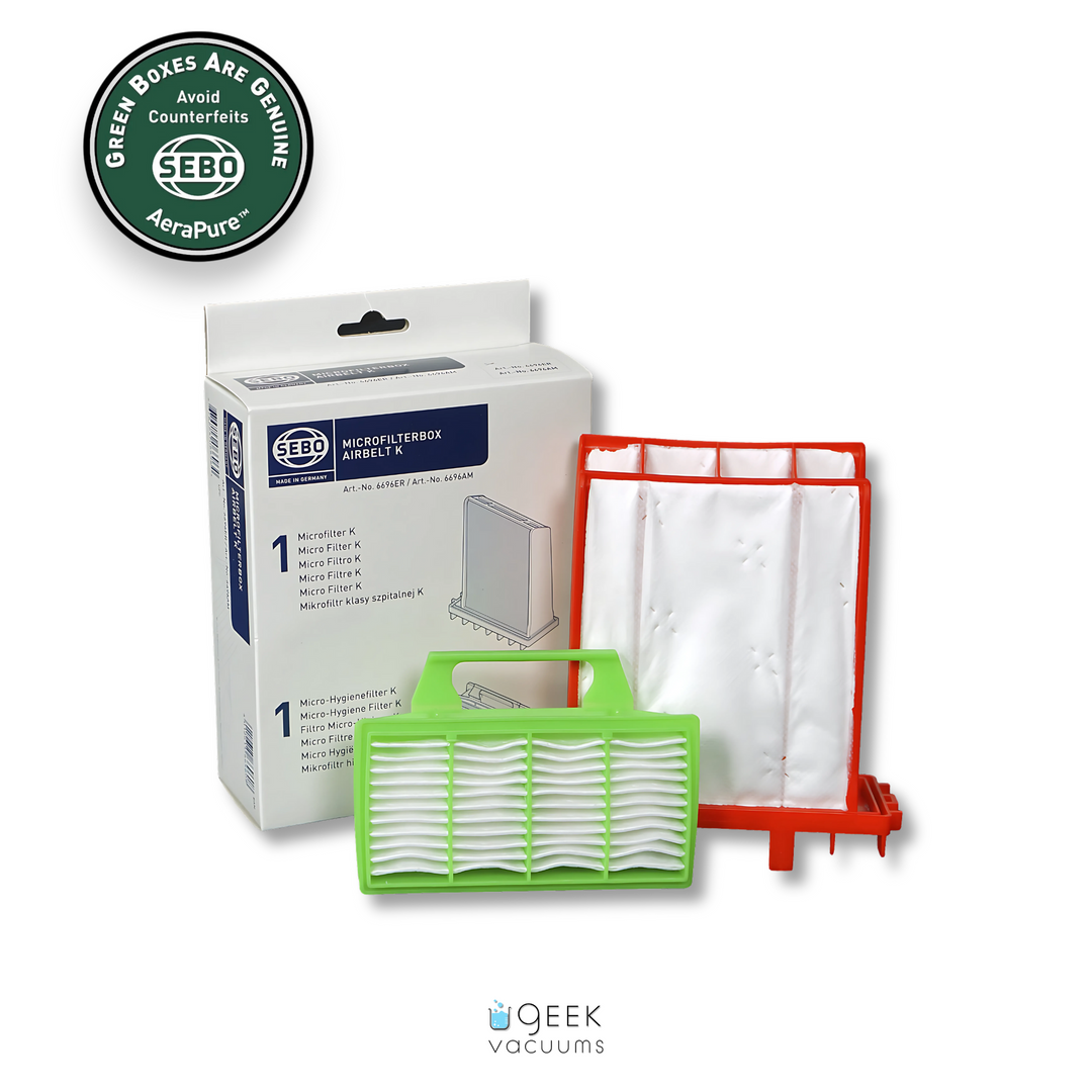 Sebo Airbelt K Micro filter Box