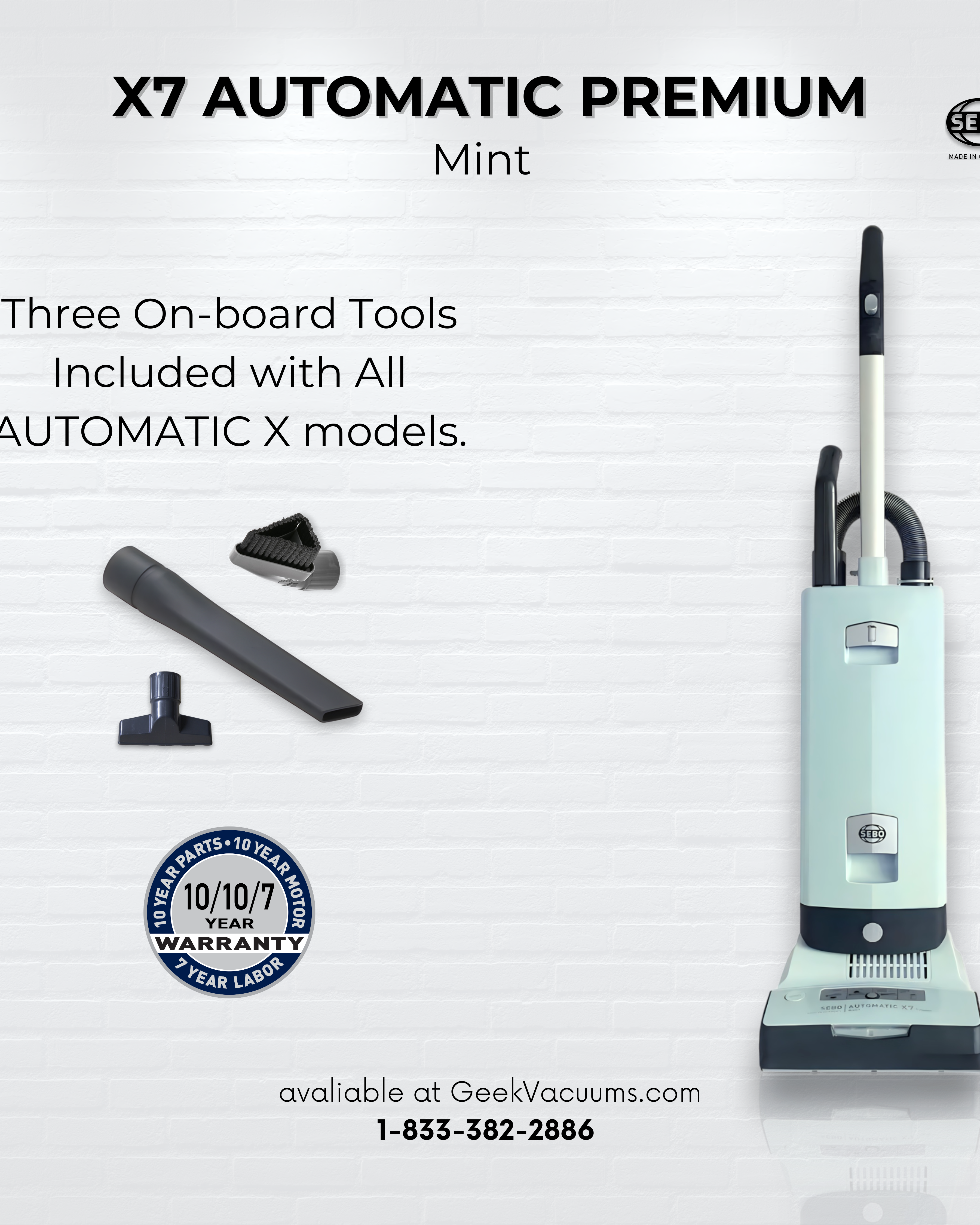 Sebo Automatic_X7_Pastel Mint