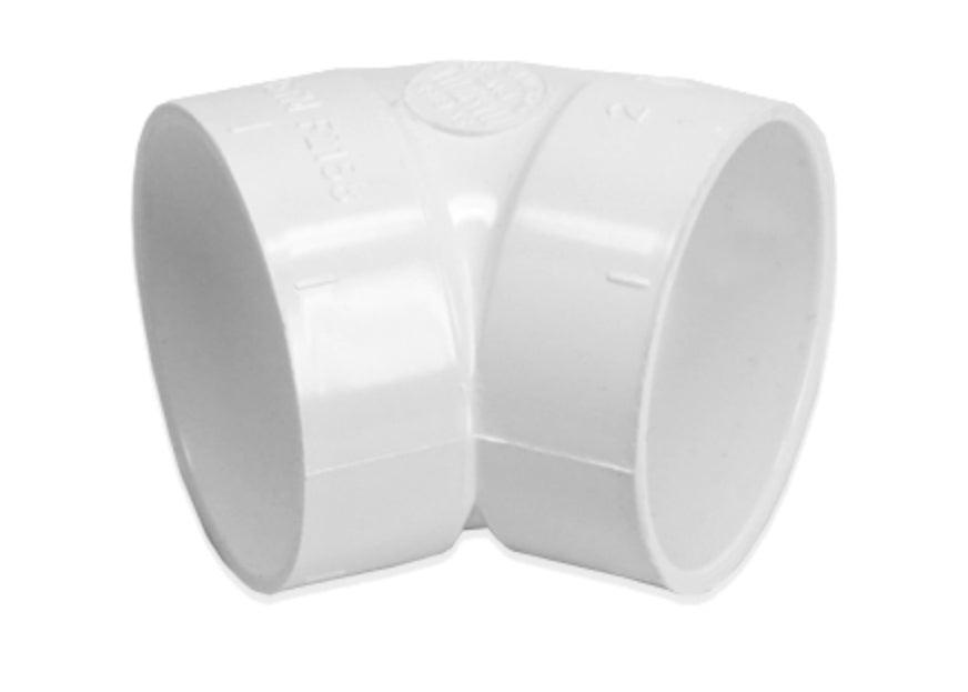 Central Vacuum 45 Degree Elbow - Geek Vacuums