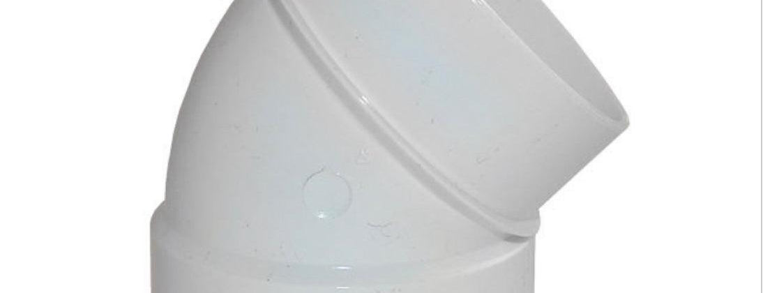 Central Vacuum 45 Degree Spigot Elbow - Geek Vacuums