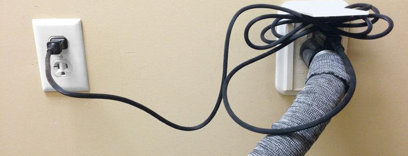 Central Vacuum Plastic Wall Inlet Pin Jack - Geek Vacuums