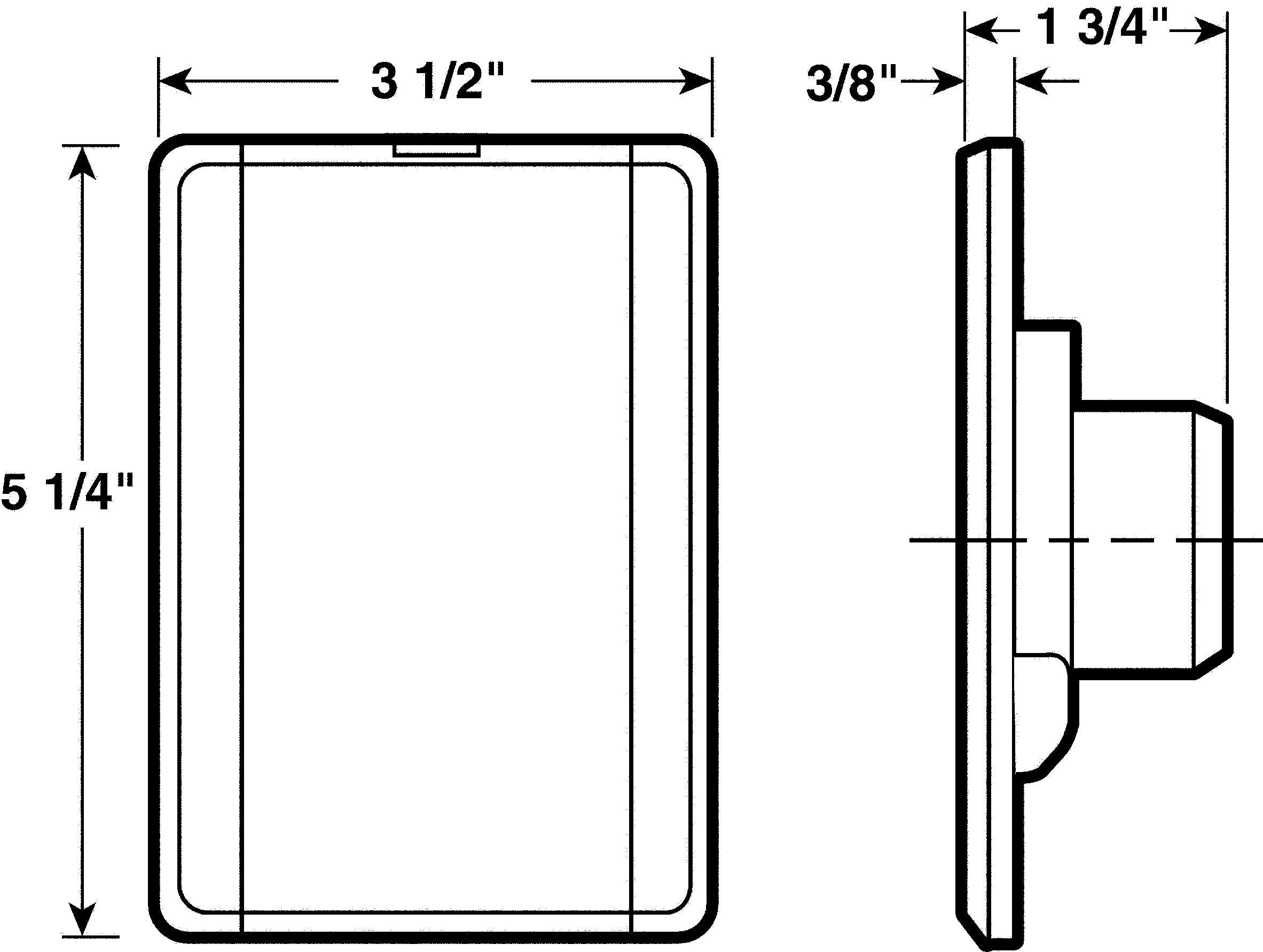 Central Vacuum Plastic Wall Inlet Pin Jack - Geek Vacuums