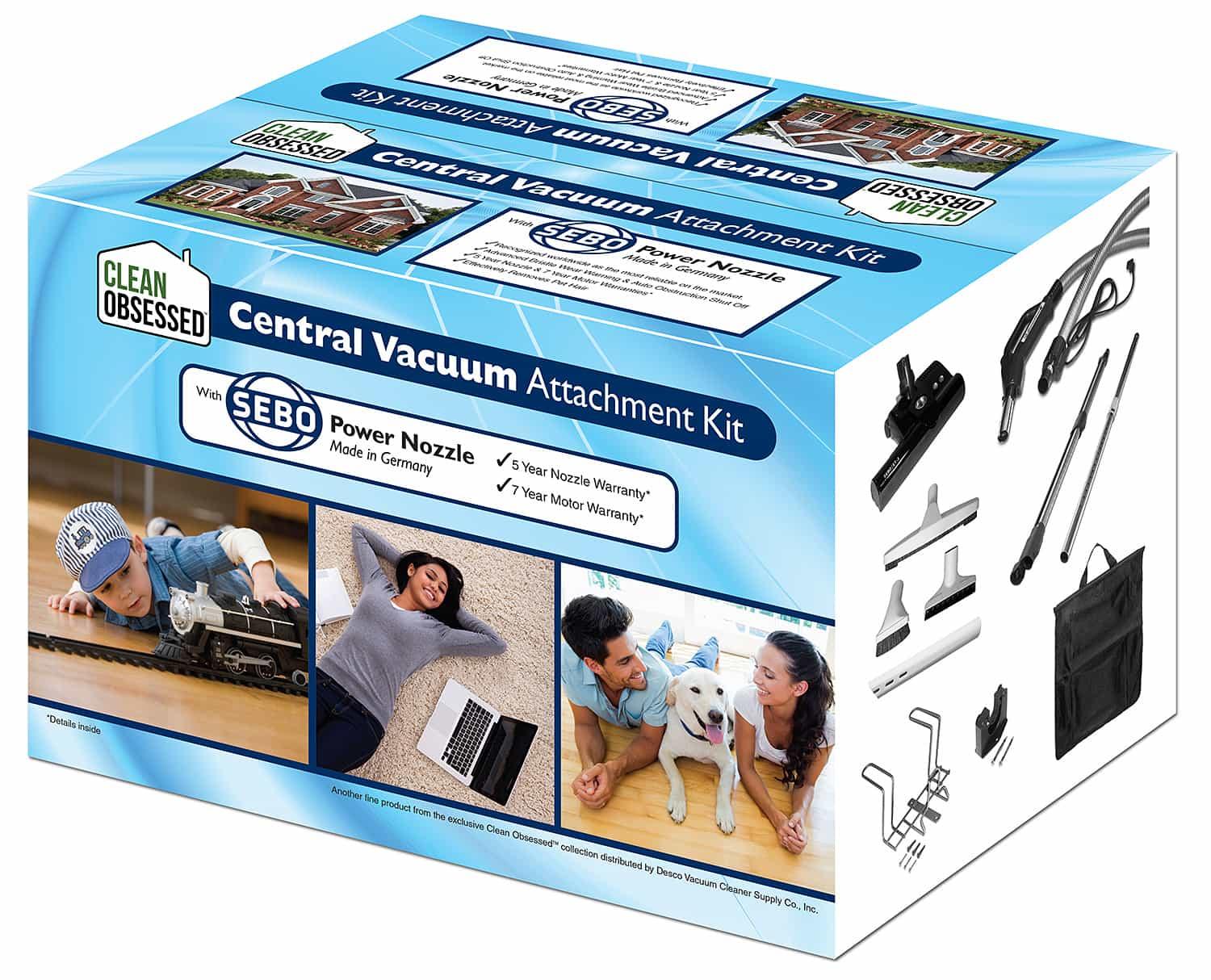 Customizable Sebo Clean Obsessed Central Vacuum Hose Attachment Kit - Geek Vacuums