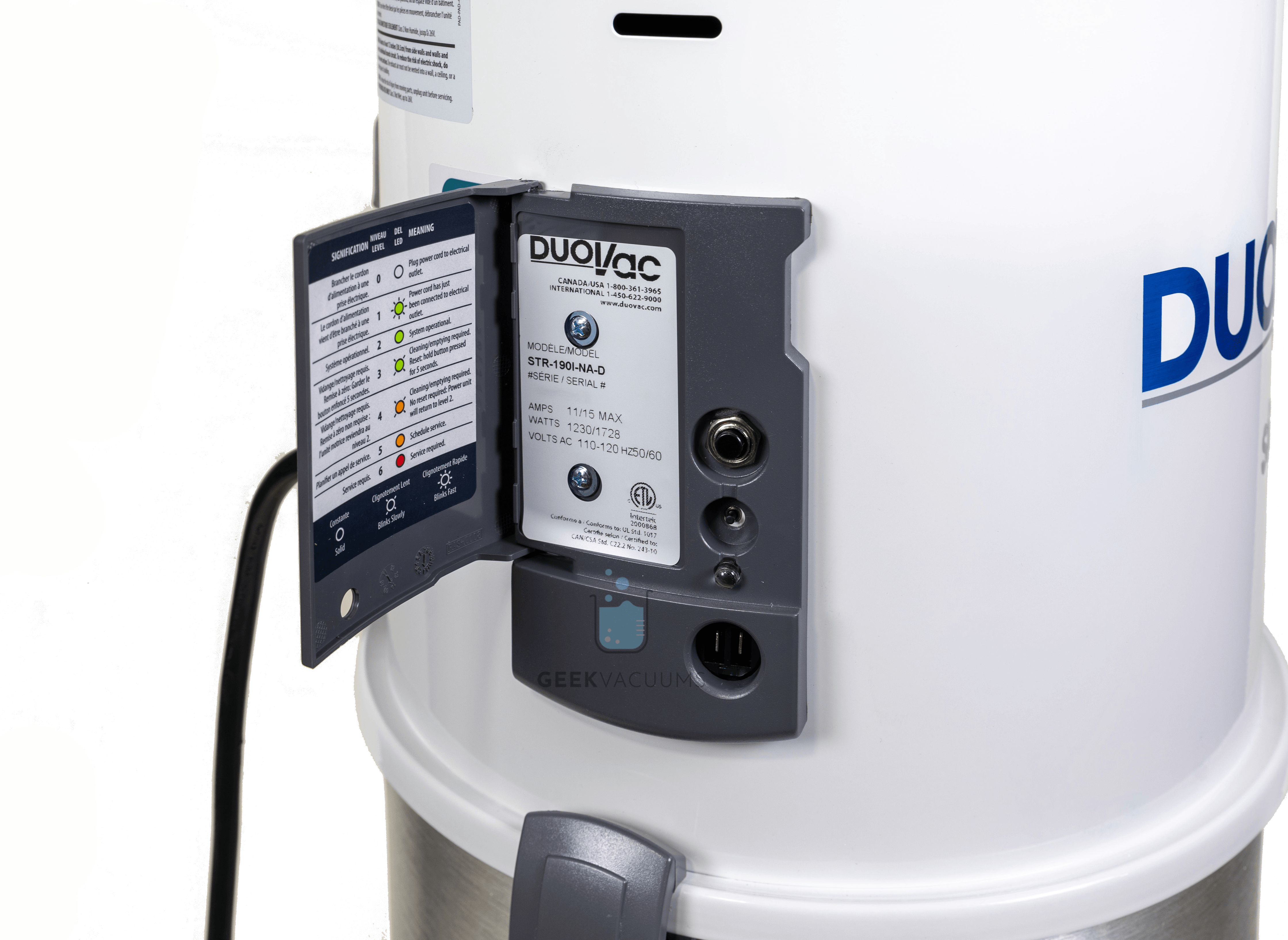 DuoVac Star Built in Central Vacuum System for large homes - Geek Vacuums