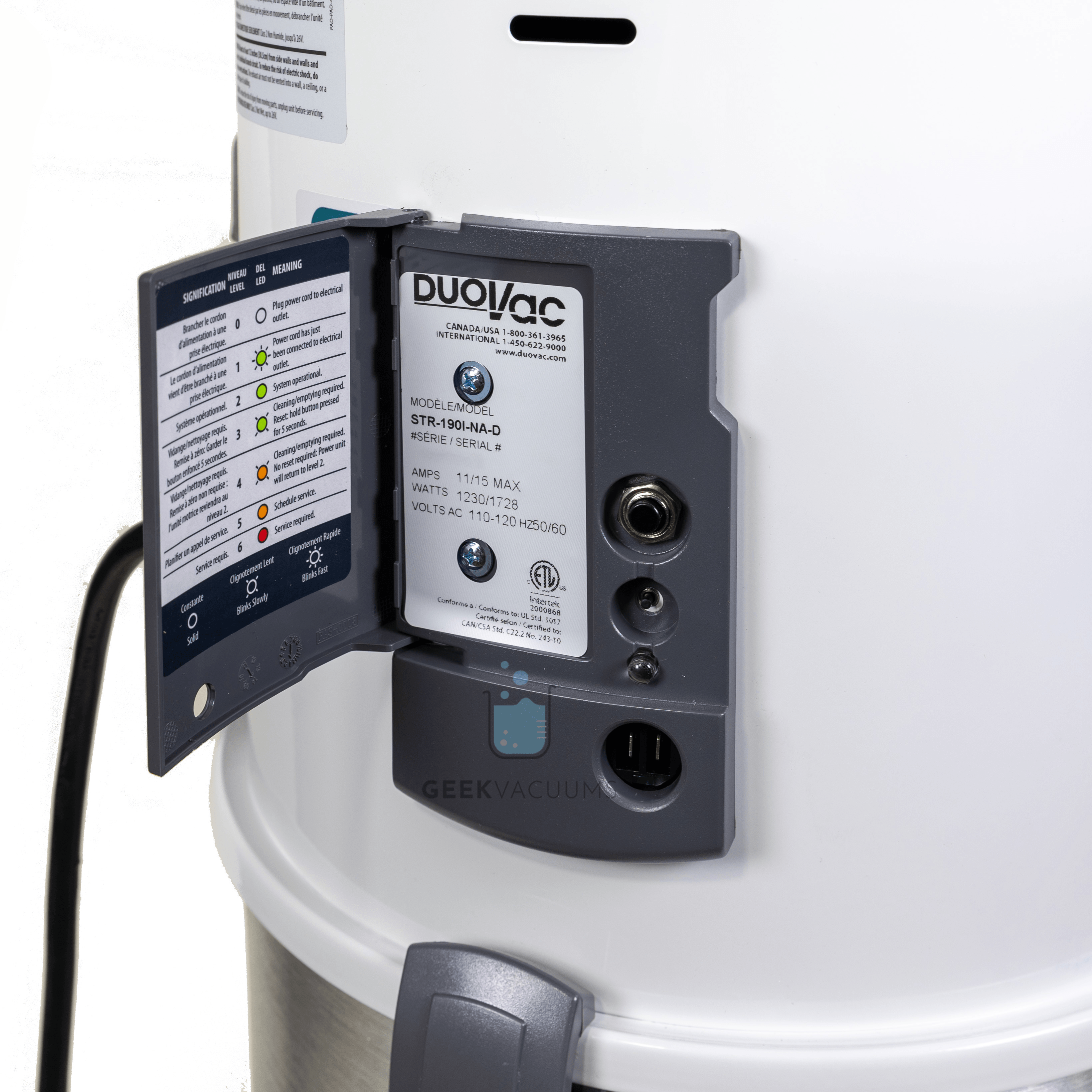 DuoVac Star Built in Central Vacuum System for large homes - Geek Vacuums