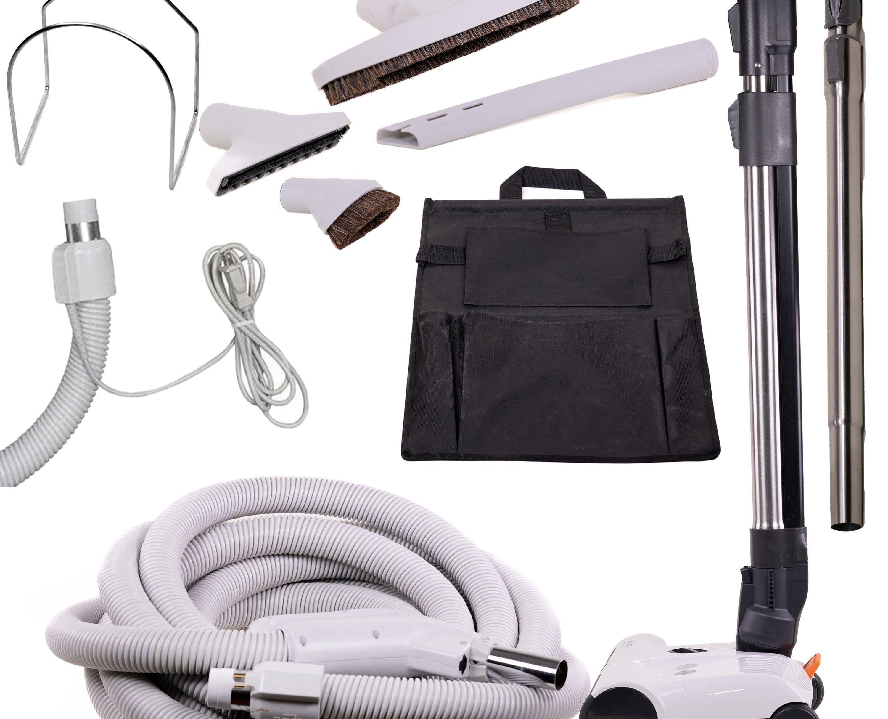 GVac Central Vacuum Pigtail Hose Kit with Sebo Powerhead - Geek Vacuums