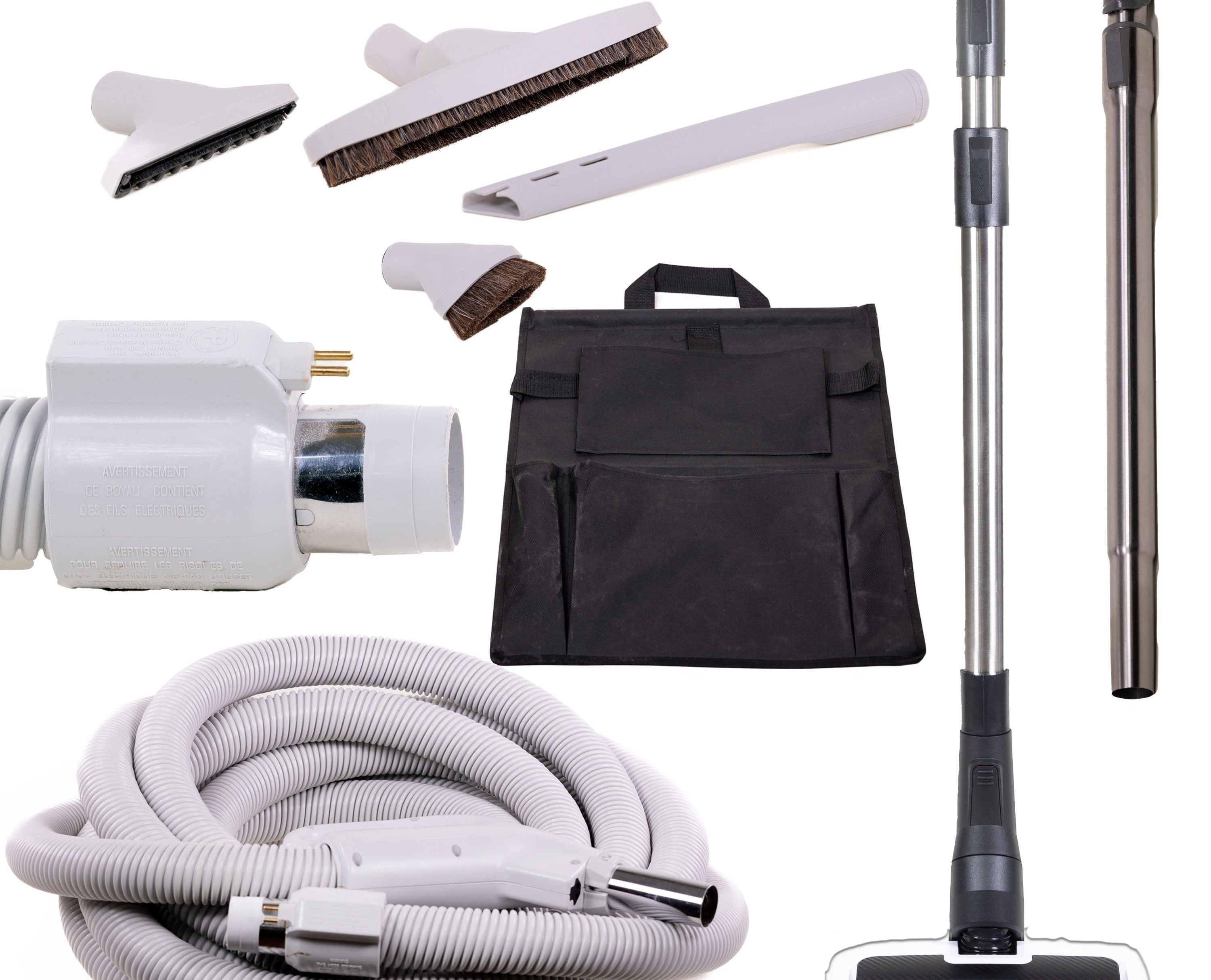 GVac Powered Bare Floor Kit Direct Connect Central Vacuum Hose Replacement - Geek Vacuums