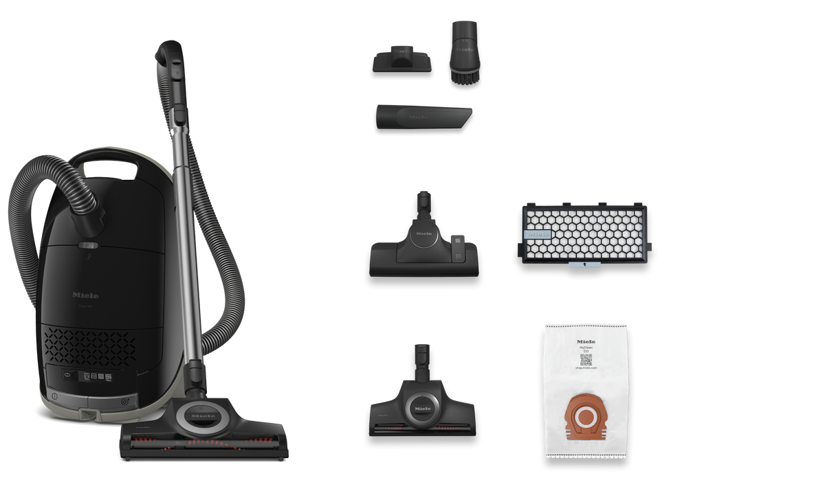 Miele Guard M1 Cat & Dog canister vacuum with telescopic wand extended