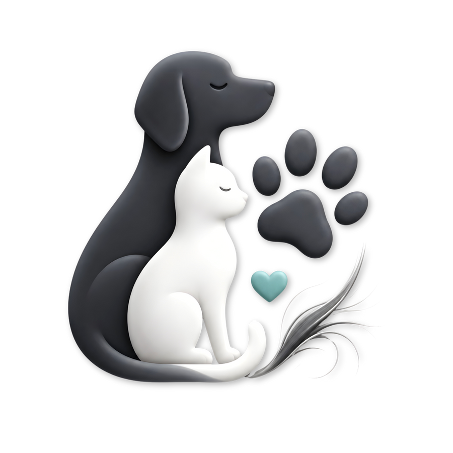 Symbol representing pet hair, allergies, dander, and vacuum advice for homes with dogs and cats.