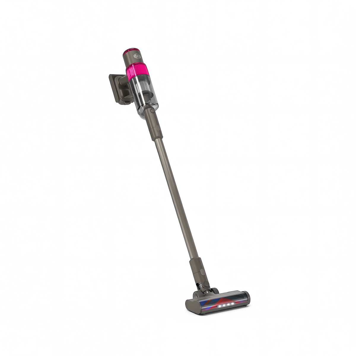 SEBO Balance A1 in Magenta tilted back on its powerhead.