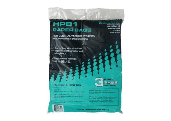 Vacumaid Central Vacuum Bag HPB1PK - Geek Vacuums