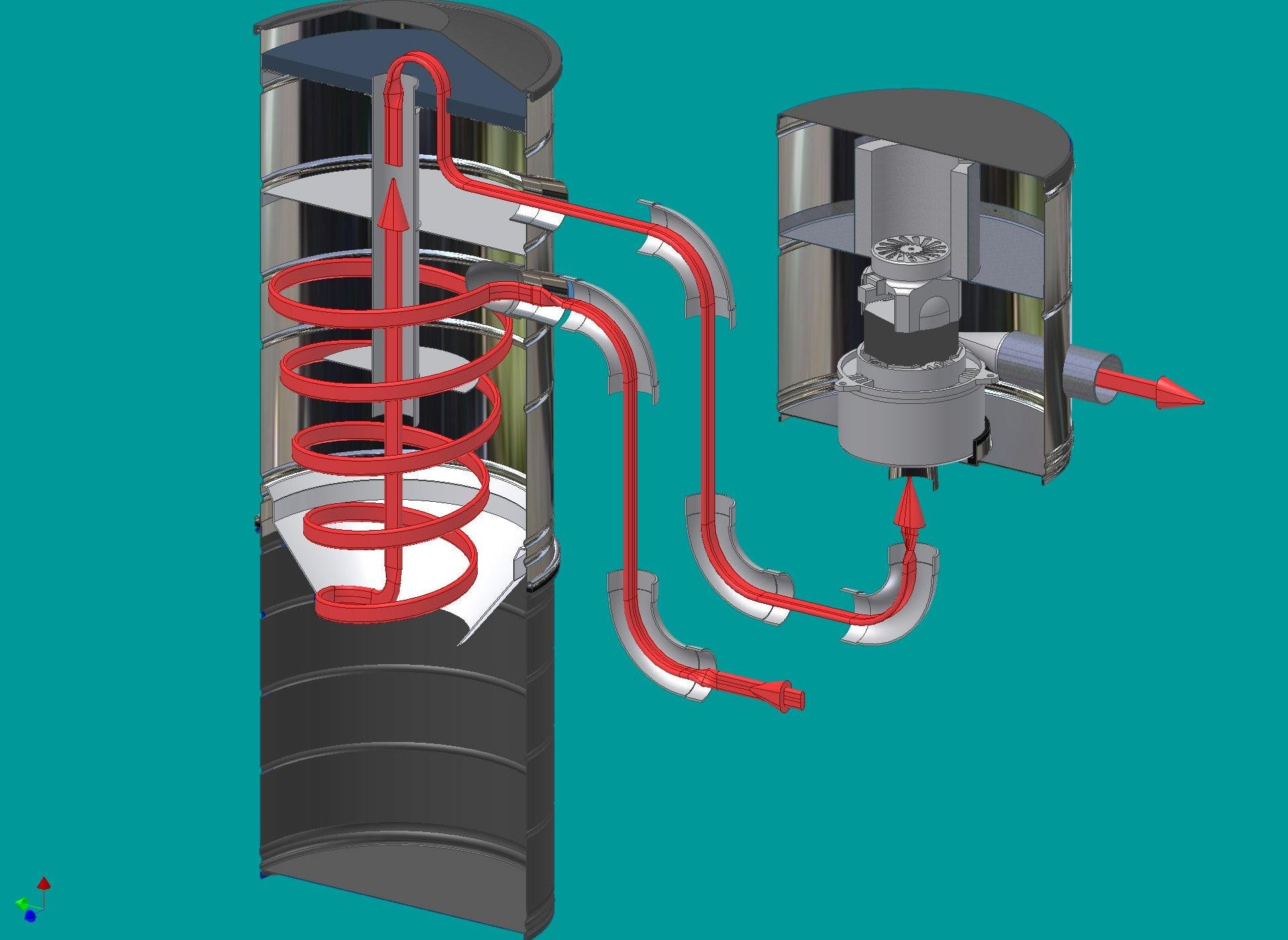Vacumaid S1660 Cyclonic with 6.6” 2-stage By-Pass Motor - Geek Vacuums