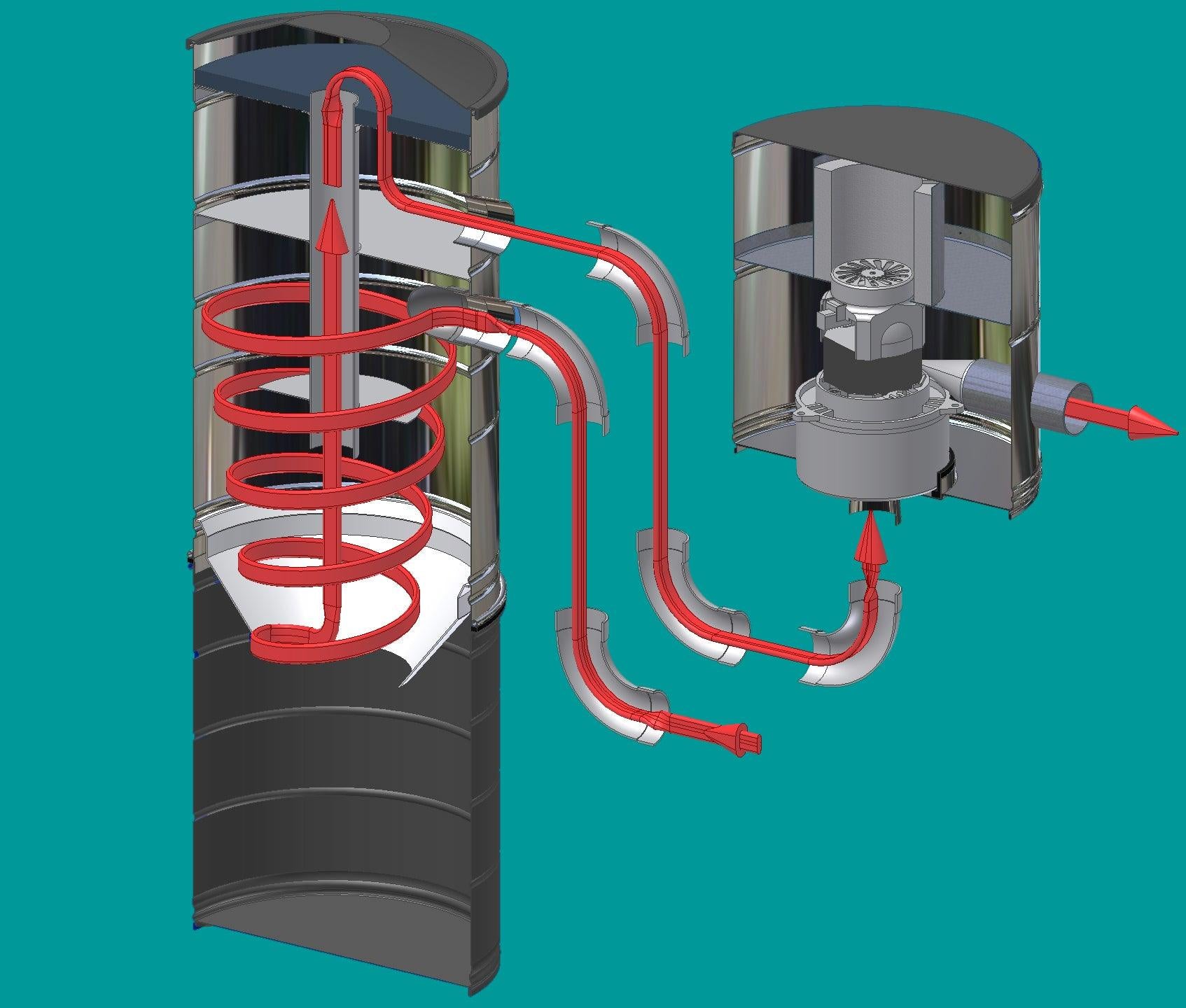 Vacumaid S2720 Power Unit with Single 8.4” 240Volt - Geek Vacuums
