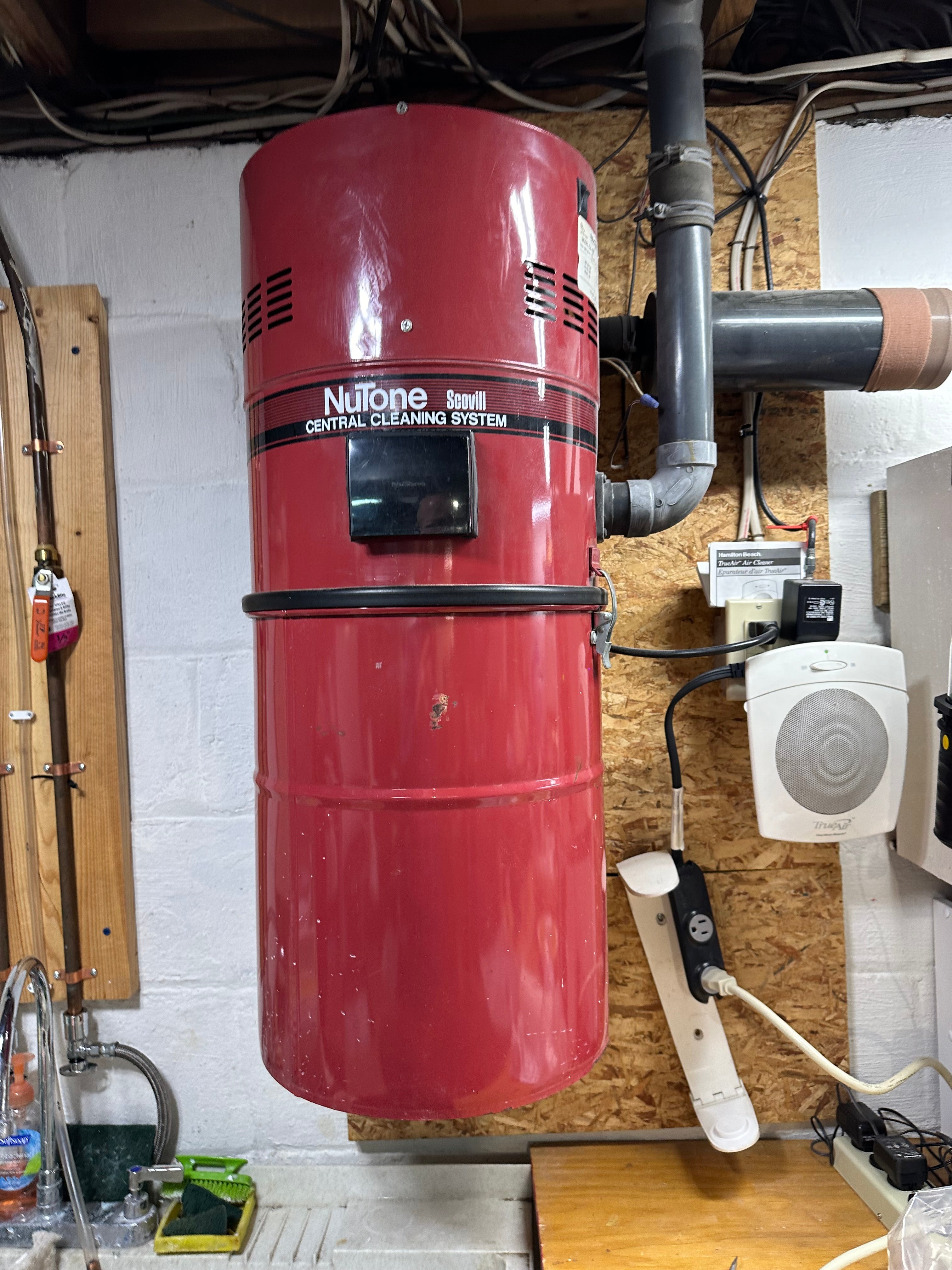 Nutone burning smell central vacuum system scotia Schenectady New York