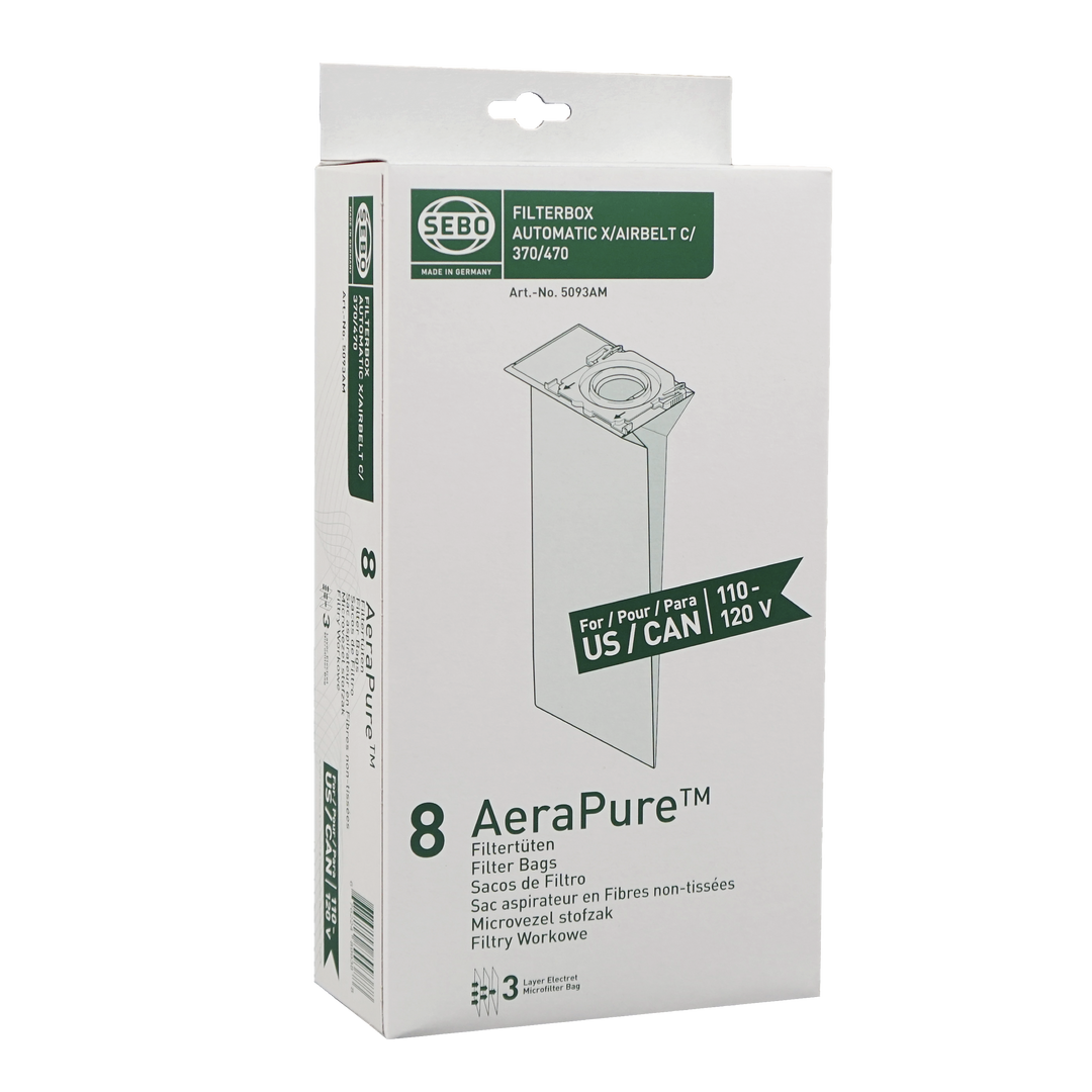 SEBO Filter Bag Box for Sebo X/C/G/370/300/350/470