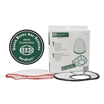 8191AM Sebo Airbelt D filter set