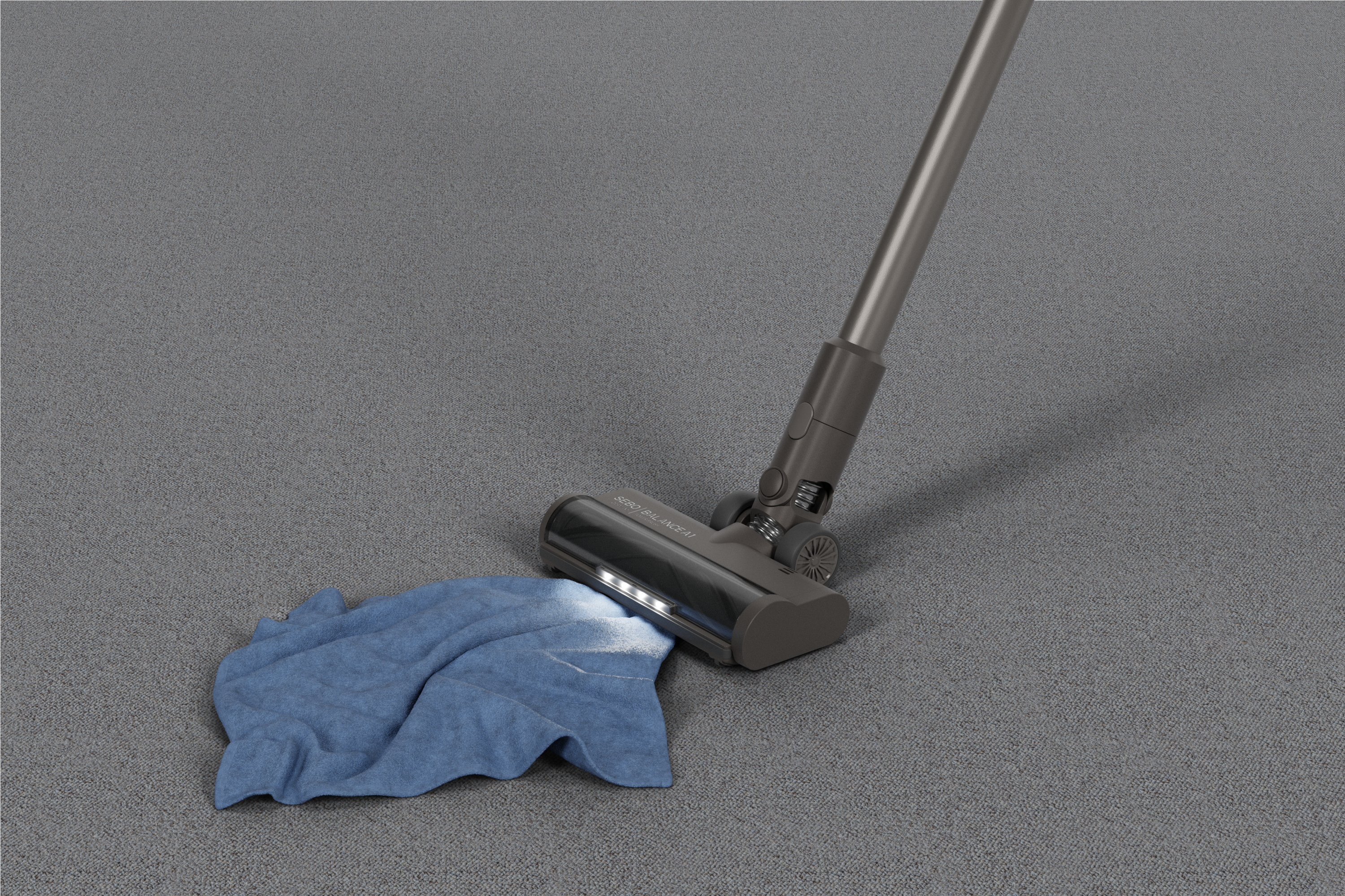 95010AM SEBO BALANCE A1 cordless stick vacuum with auto stop powerhead feature