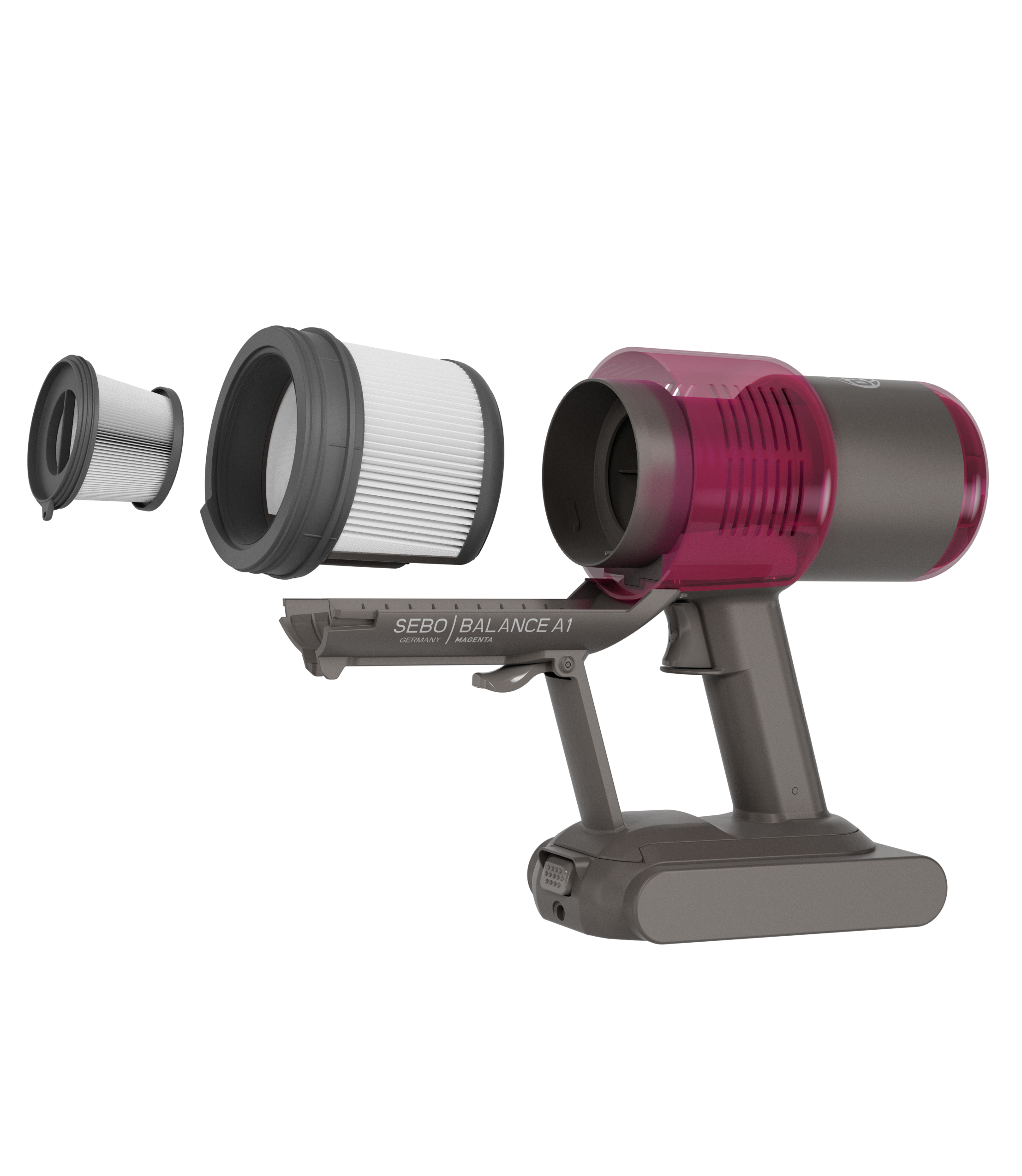 95012AM Sebo BALANCE_A1_Magenta Filters Exploded View
