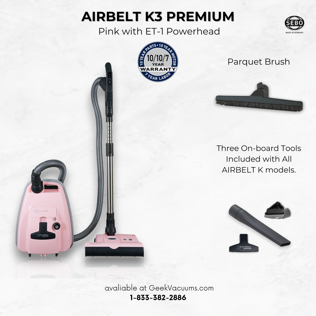 Sebo Airbelt_K3_Premium_Pastel_Pink