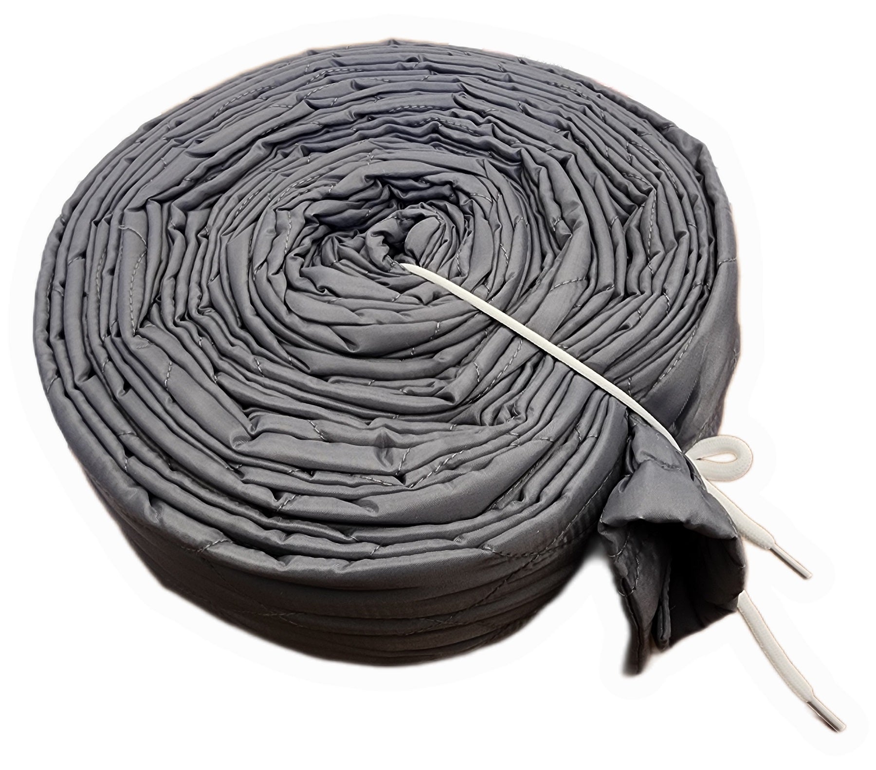 Central vacuum padded hose sock gray
