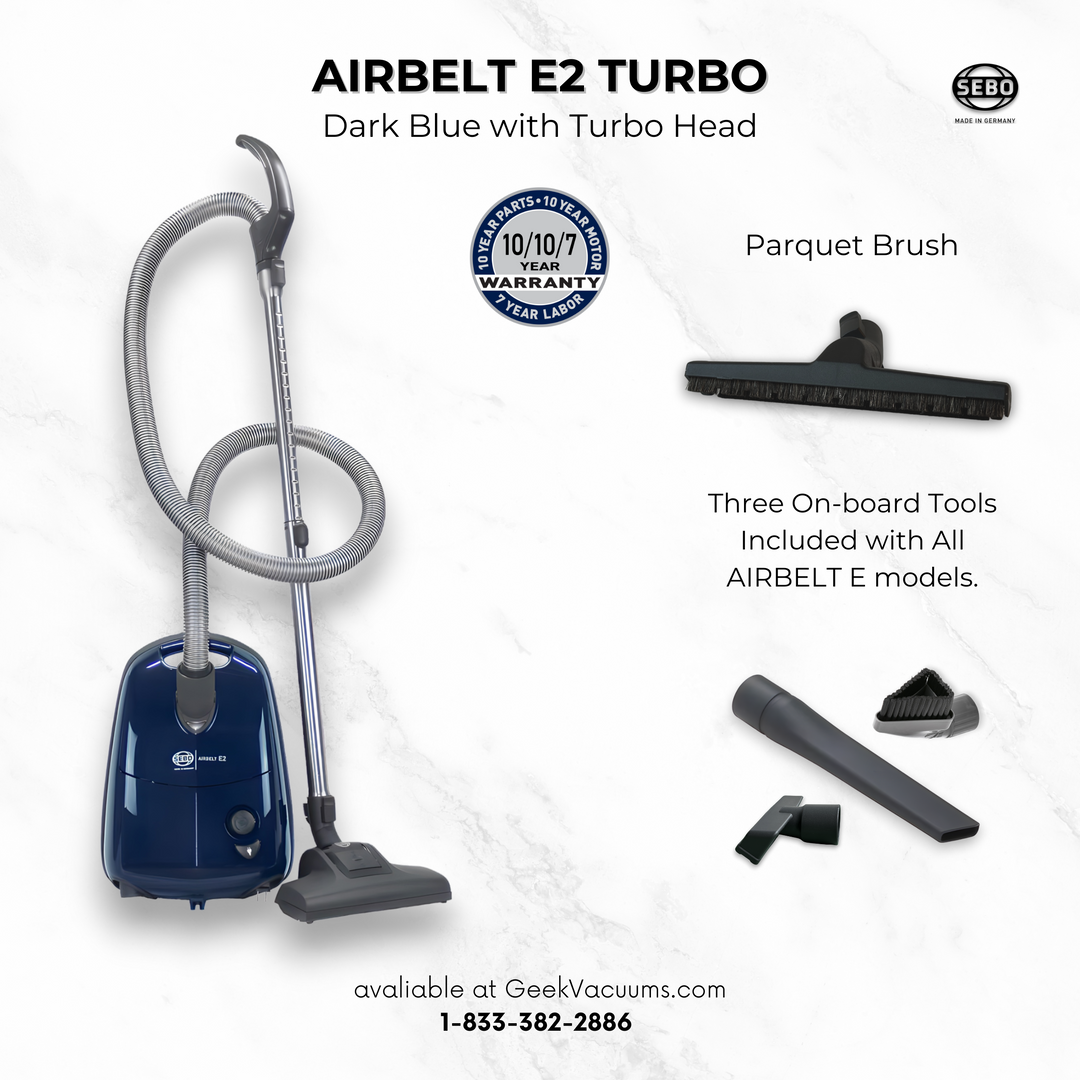 Sebo Airbelt E2 Turbo Canister Vacuum