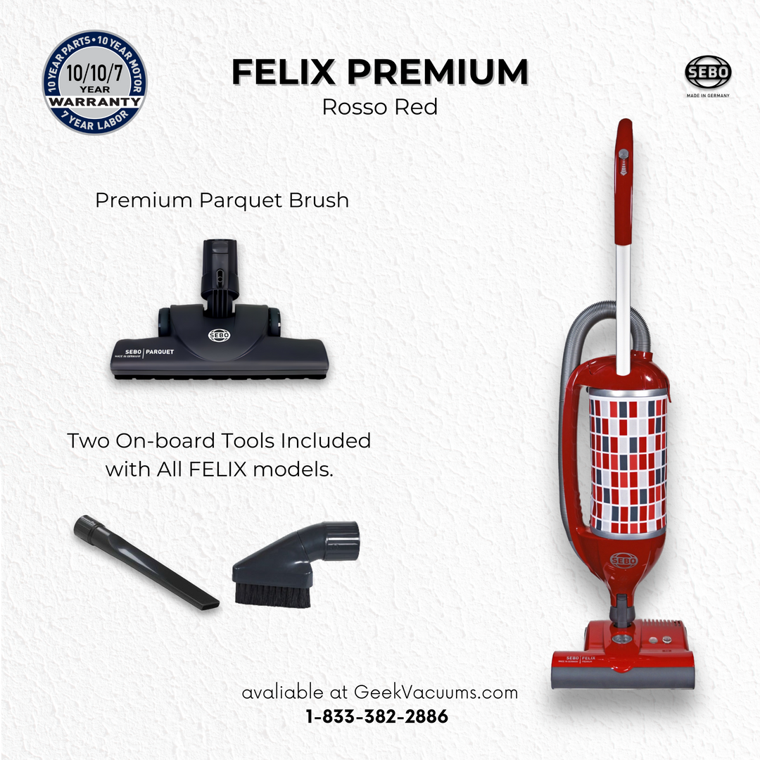 Sebo Felix Vacuum Cleaner Hospital Grade Filtration