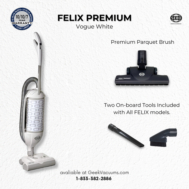 Sebo Felix Vacuum Cleaner Hospital Grade Filtration