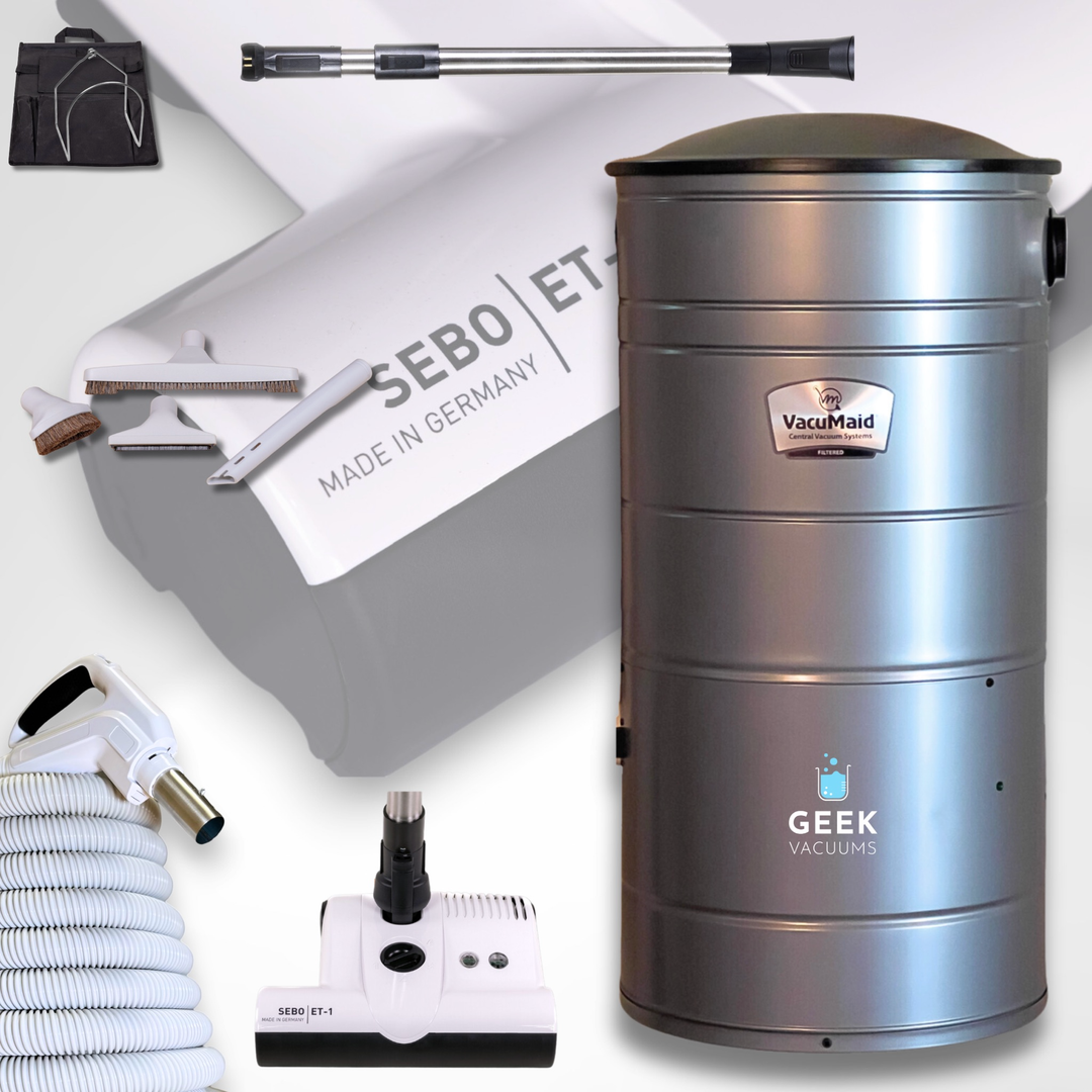 Central Vacuum Unit Kit Sebo Powerhead GVac Pro