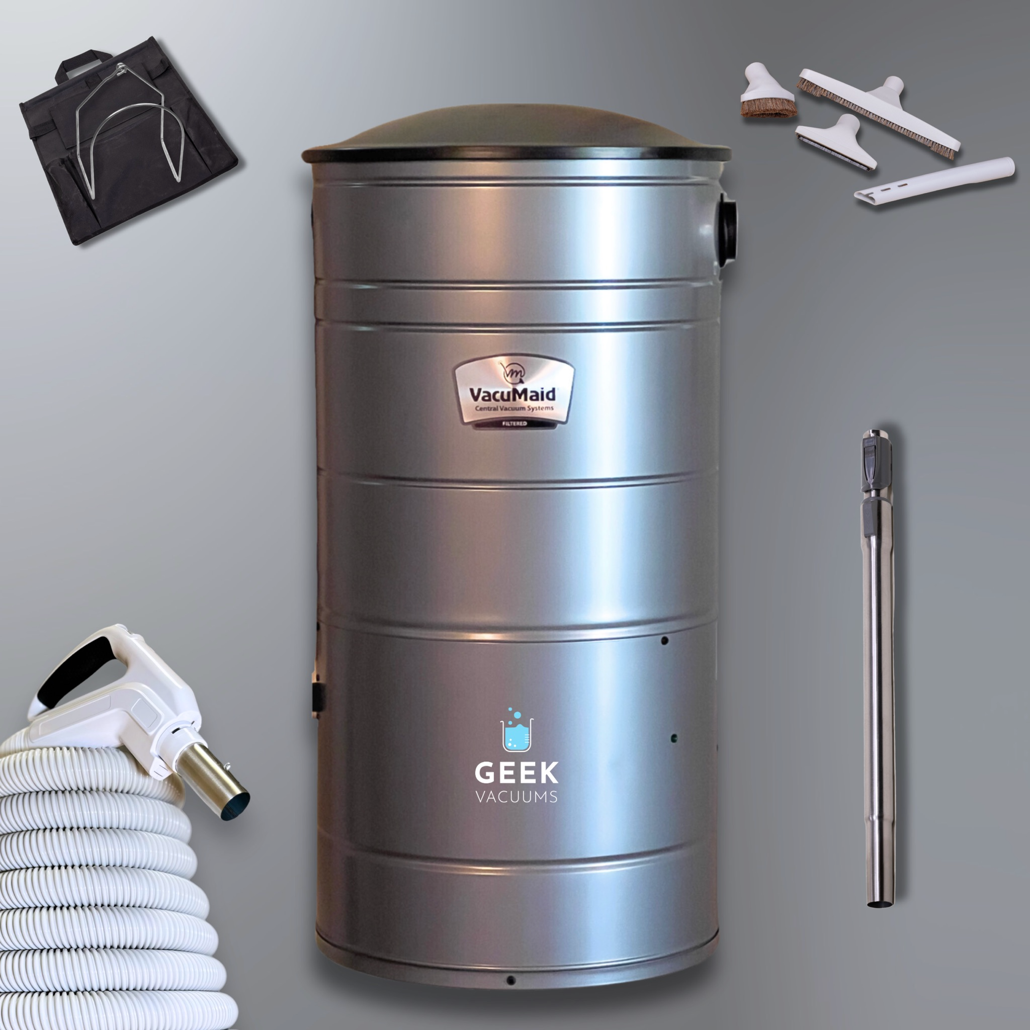 Central Vacuum Unit Kit Bare Floors Only GVac Pro