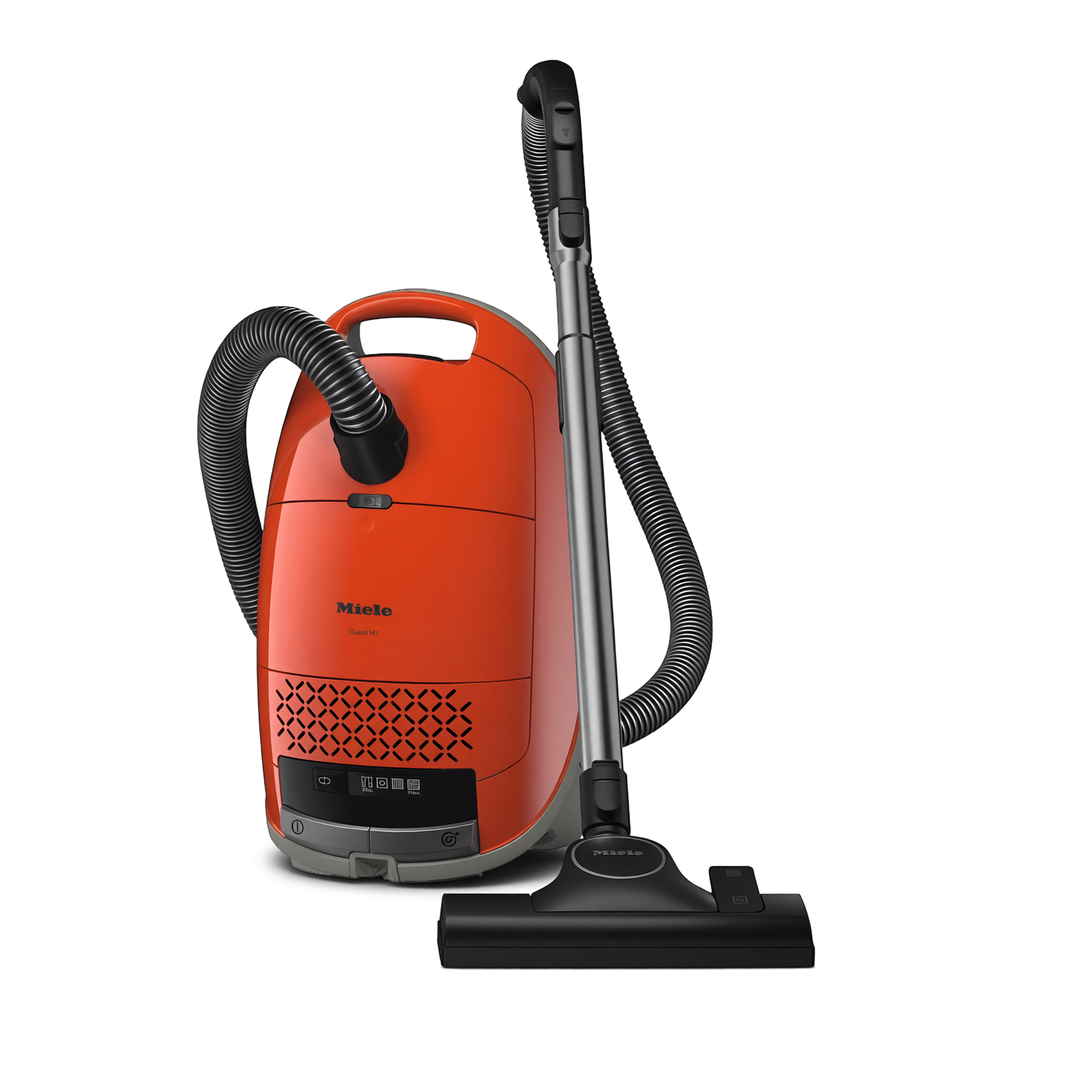 Miele Guard M1 canister vacuum on transparent background