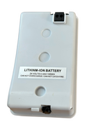 Perfect battery power head extra or replacement battery for hide a hose On white background 