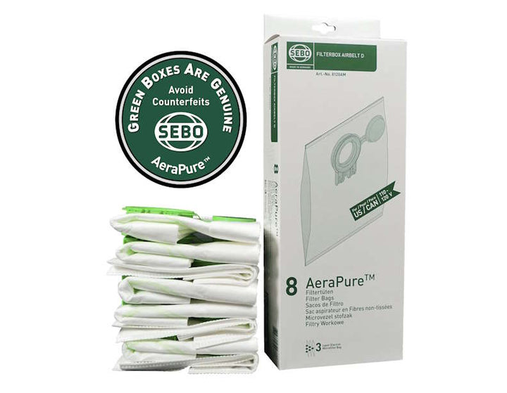 Sebo D4 Bags 8 Count