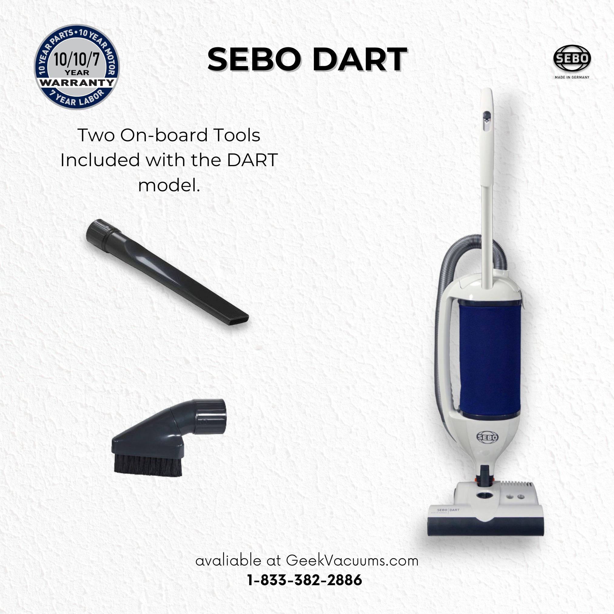 Sebo Dart Upright Vacuum