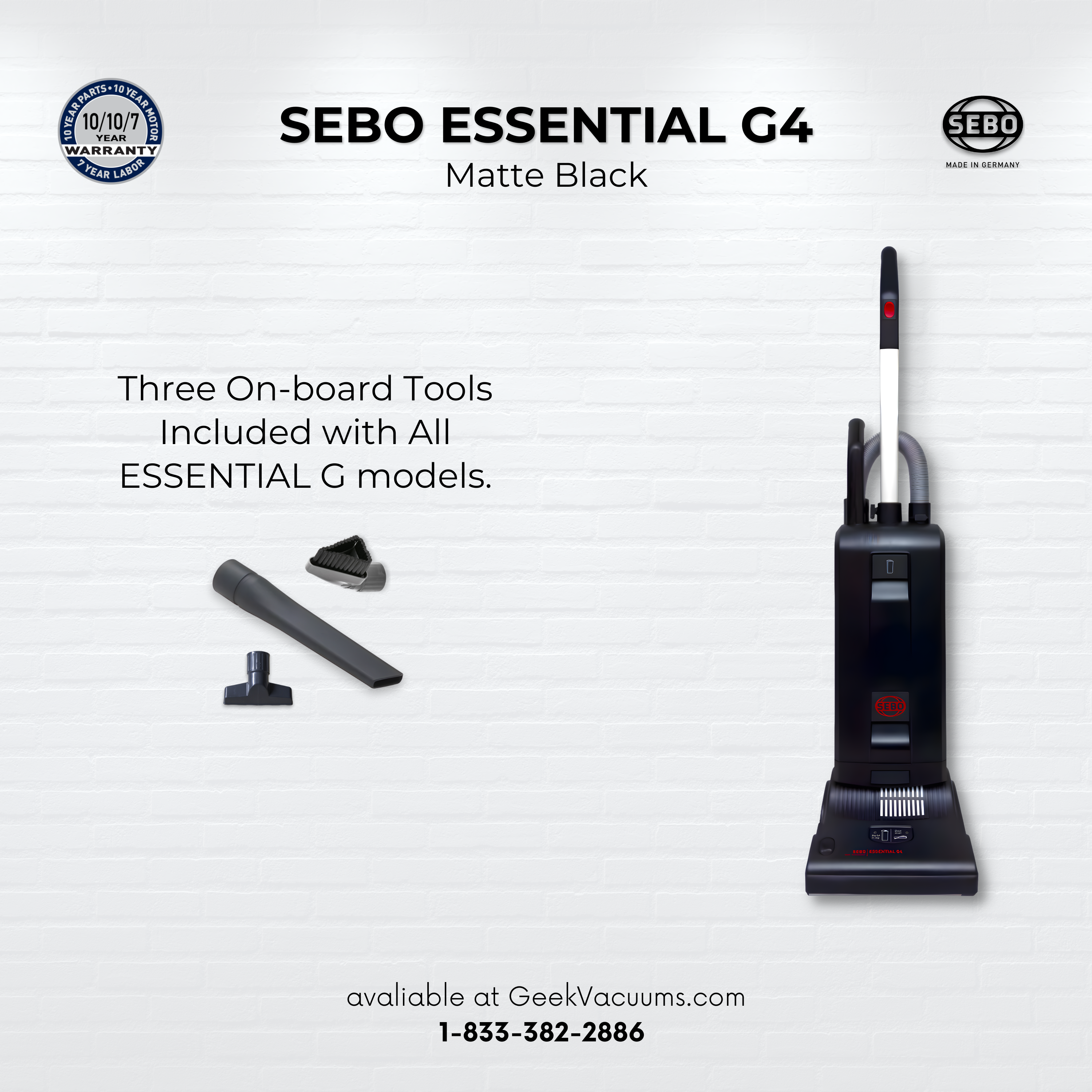 SEBO Essential G4 Upright Vacuum