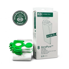Sebo Felix and Dart AeraPure filter bags and packaging on a white background