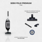 Sebo Felix Onyx Included Tools