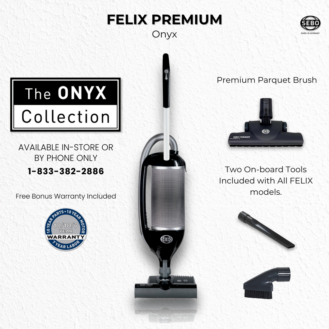 Sebo Felix Premium Onyx included tools