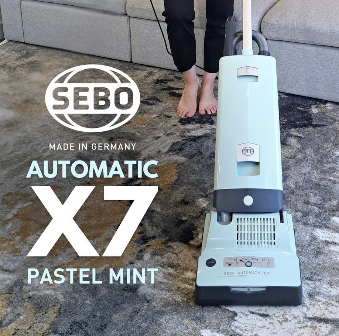 Sebo X7 Mint Upright Pet Hair Vacuum