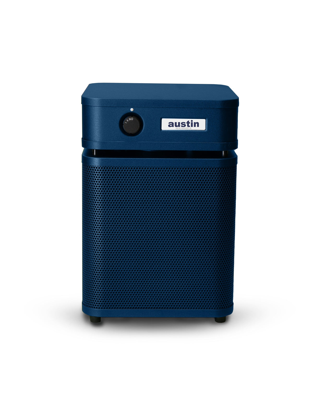 Midnight Blue Austin Air HealthMate Junior seen from the front