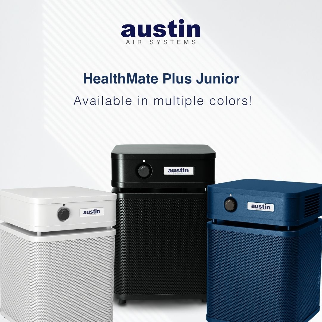 Austin Air HealthMate Plus Junior shown in its available colors