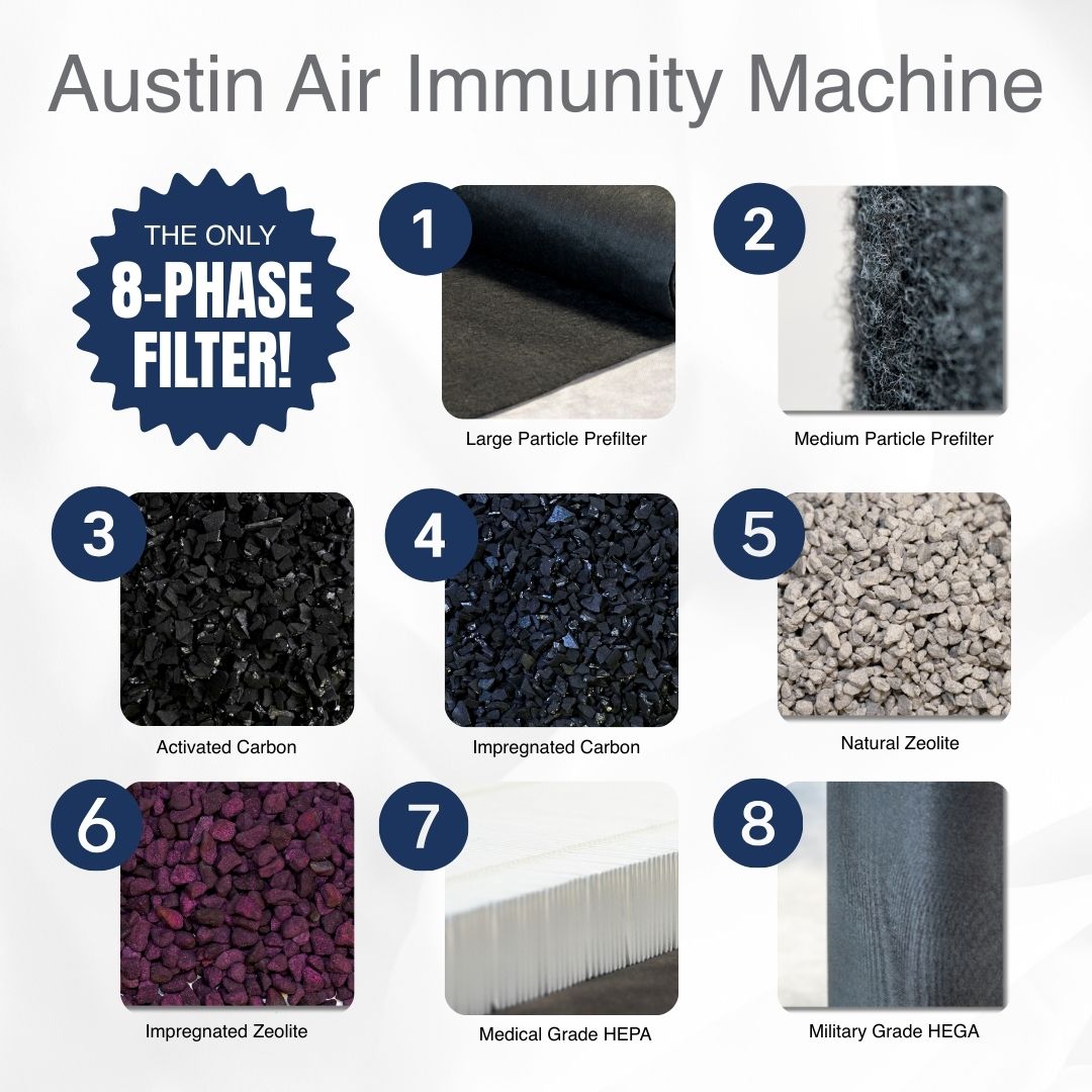 What’s inside the Austin Air Immunity Machine filter, with its layers labeled