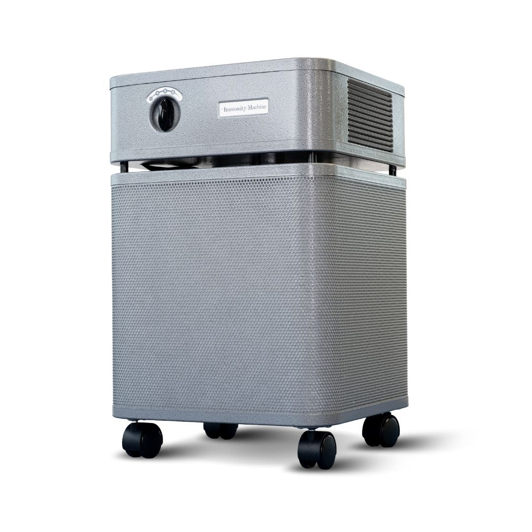 Austin Air Immunity Machine in Graphite seen from the left side