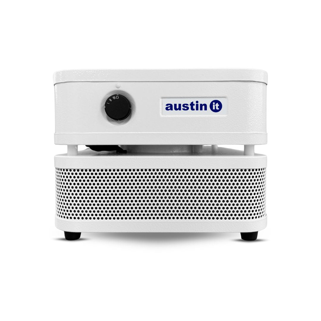 Austin Air “it” personal air purifier facing front