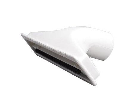 Central Vacuum 1-1/4'' Upholstery Tool, White - Geek Vacuums